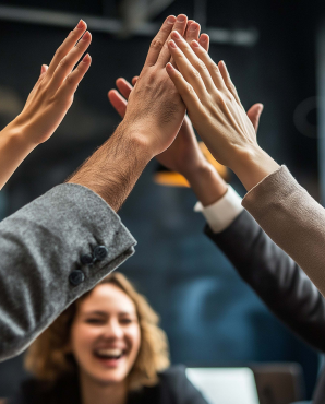 hand-giving-high-five-business-colleague-meeting-analysis 3